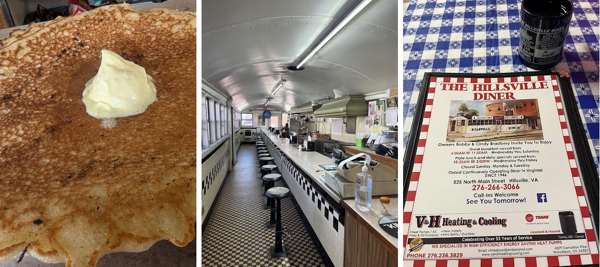 THE Hillsville Diner Menu